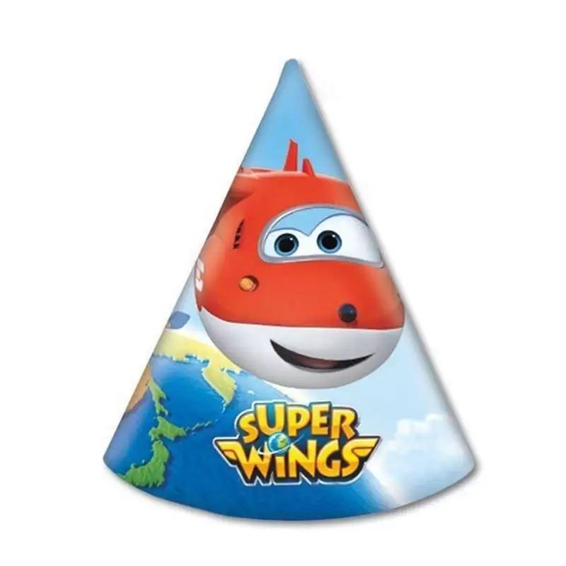 CAPPELLINI SUPER WINGS - A FORMA DI CONO PER COMPLEANNI