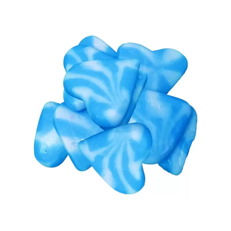 CARAMELLE GOMMOSE A CUORE BIANCHE E CELESTE - CORAZON TWIST