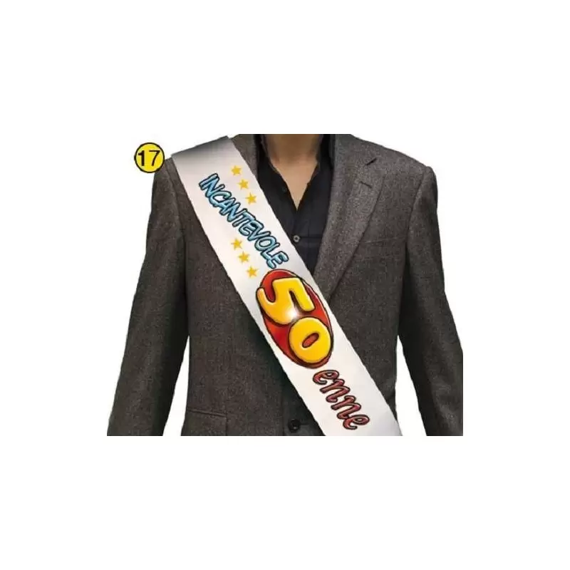 FASCIA PER 50 ANNI - INCANTEVOLE 50ENNE