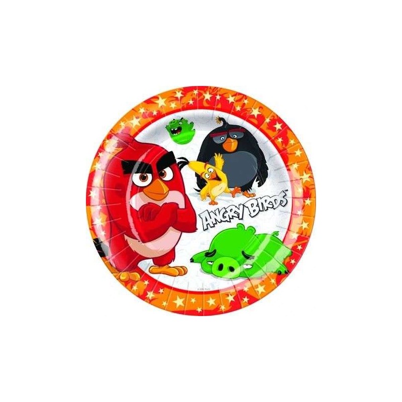 KIT N.2 ANGRY BIRDS NEW - COORDINATO PER IL COMPLEANNO