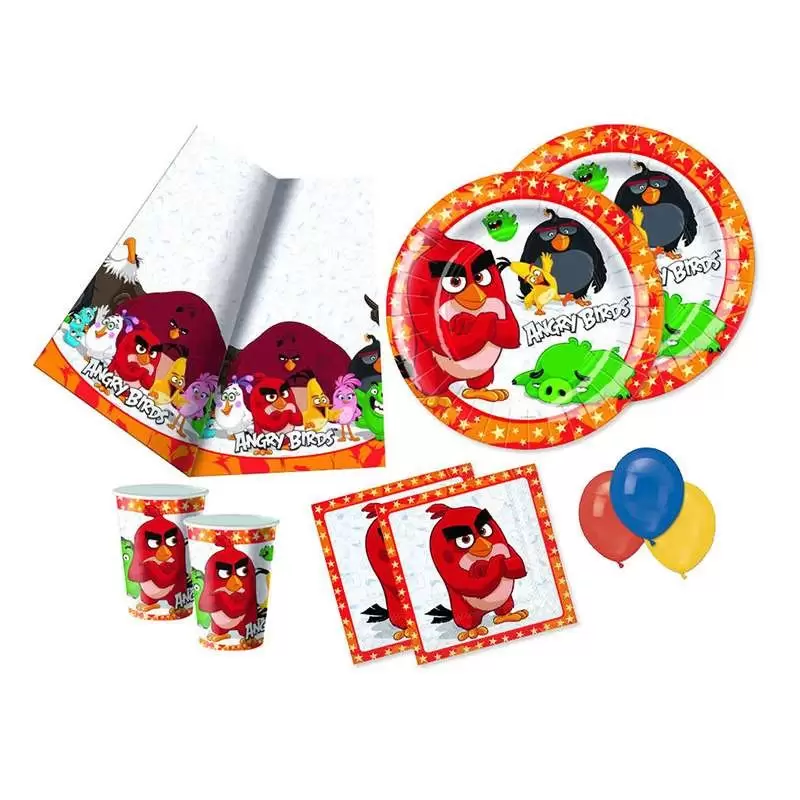 KIT N.4 ANGRY BIRDS NEW - ADDOBBI PER LA FESTA