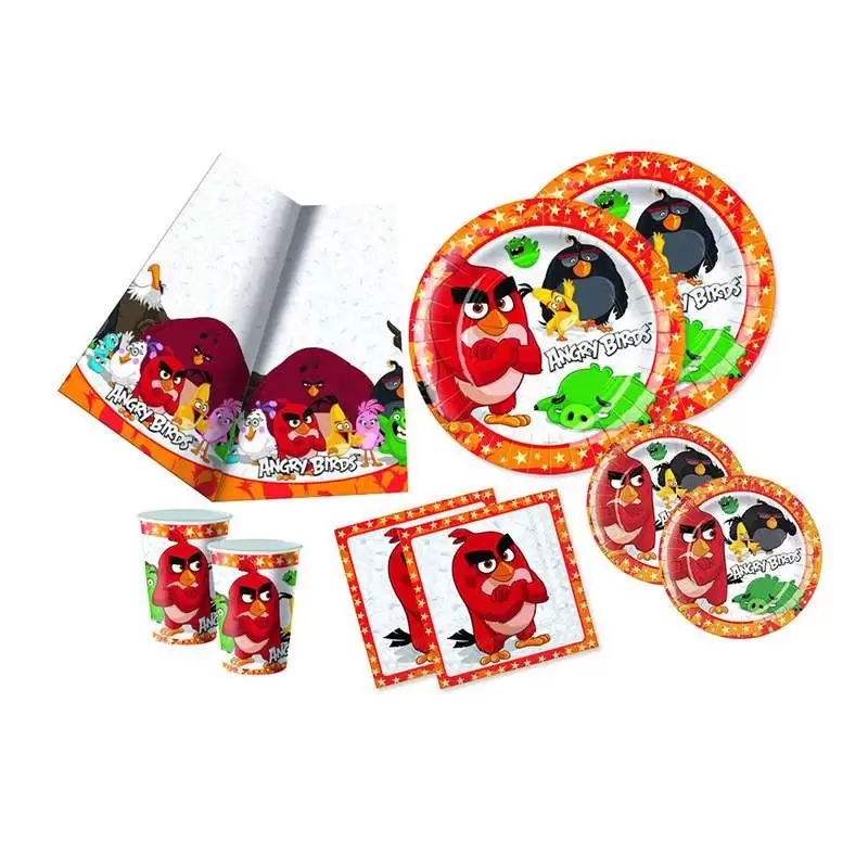 KIT N.42 ANGRY BIRDS NEW - ACCESSORI PER LA TAVOLA