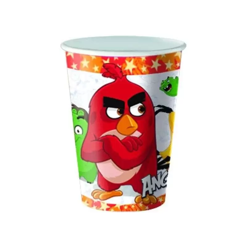 BICCHIERI ANGRY BIRDS NEW - 8 PZ