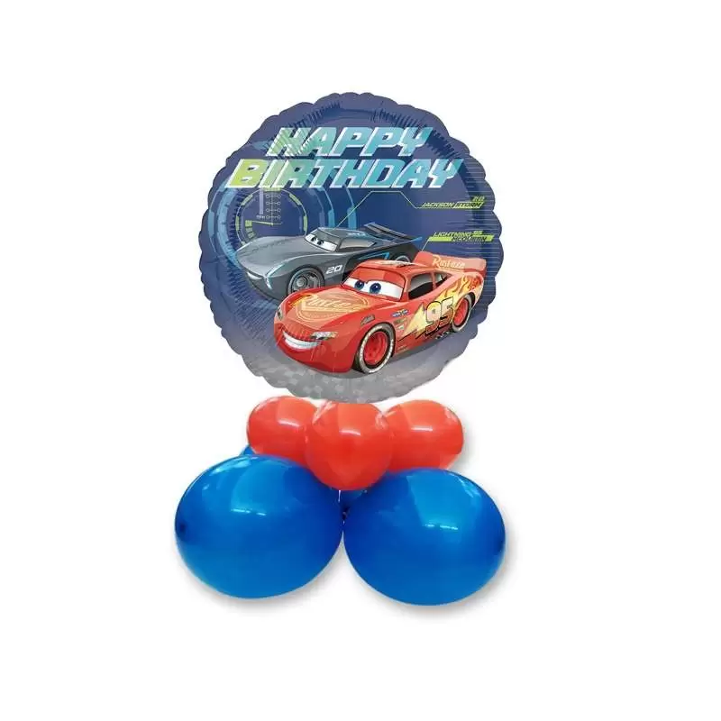 CENTROTAVOLA PALLONCINI CARS  FOIL