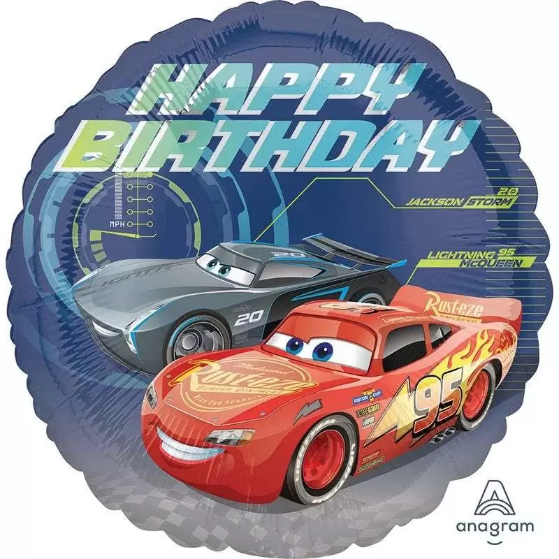 PALLONCINO FOIL CARS 35366