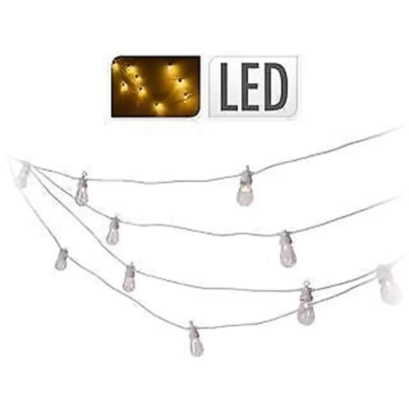 CATENA DI LUCI LED - BIANCHE PER FESTE