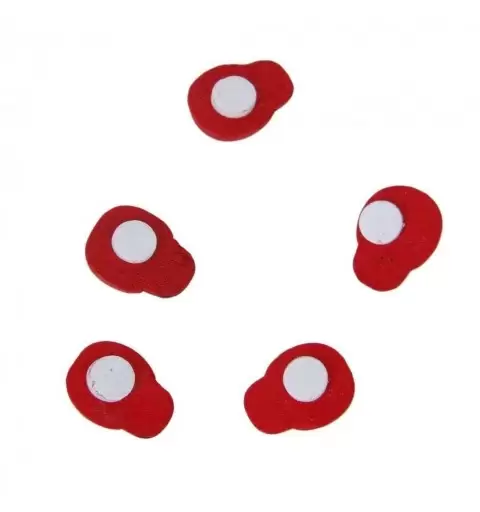 MINI COCCINELLE ROSSE ADESIVE - 144 PZ
