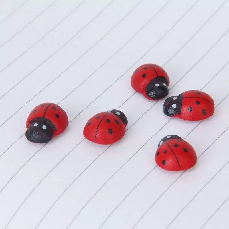 MINI COCCINELLE ROSSE ADESIVE - 144 PZ