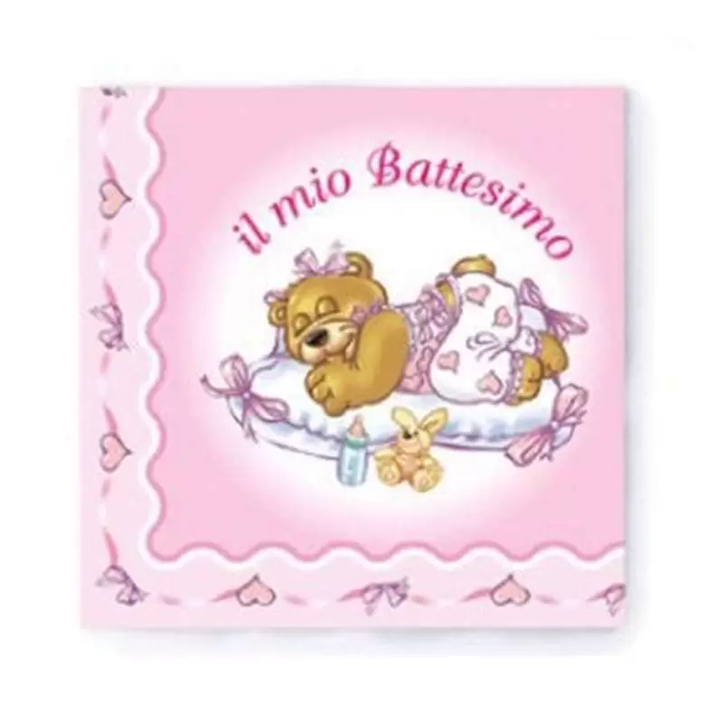 TOVAGLIOLI BATTESIMO ORSETTA ROSA - 20 PZ