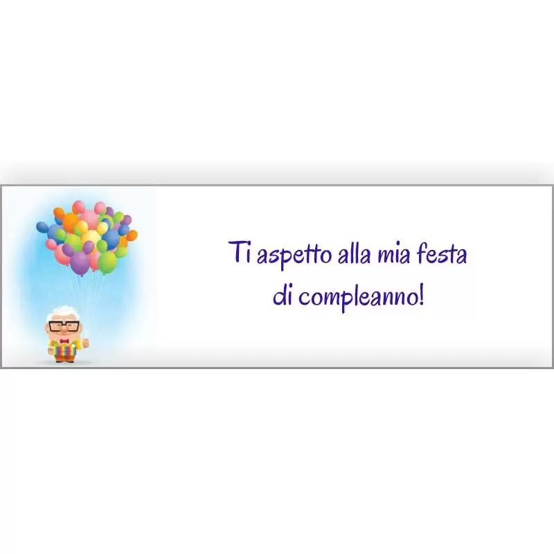 INVITI DI COMPLEANNO UP DISNEY - TI ASPETTO ALLA MIA FESTA