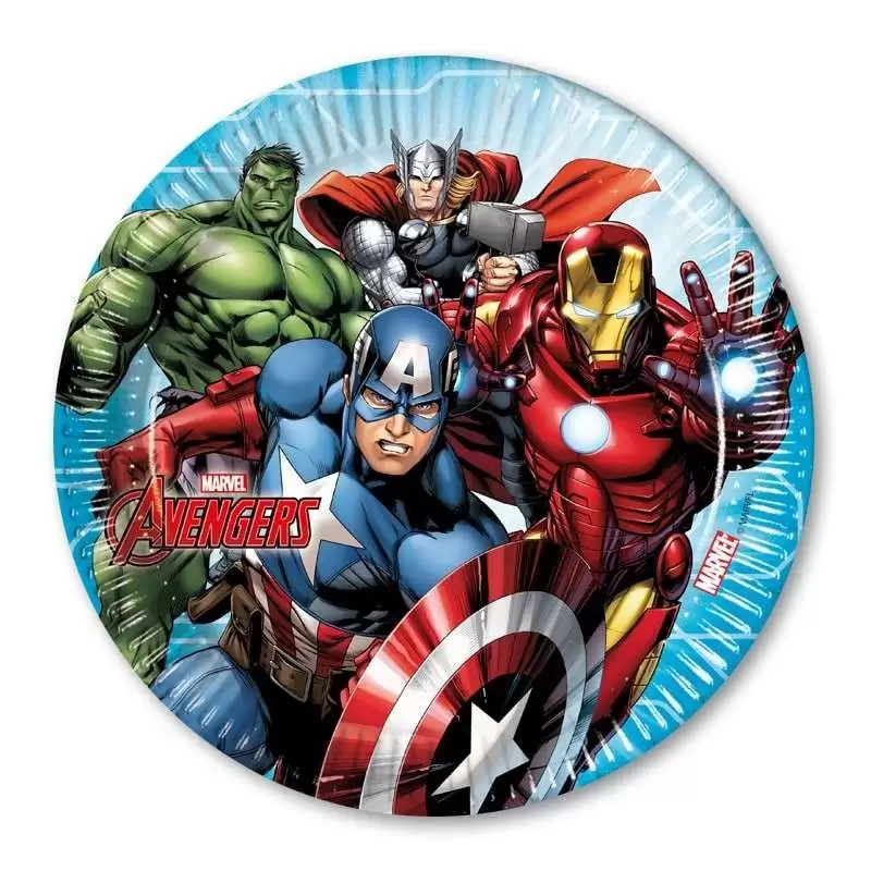 KIT N.16 AVENGERS ASSEMBLE - SET TAVOLA PER FESTE