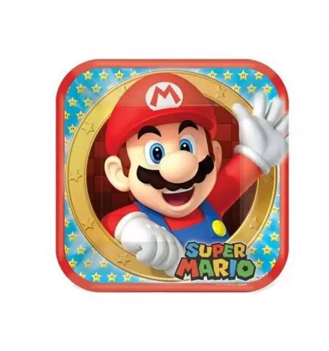 PIATTI SUPER MARIO - 8 PZ