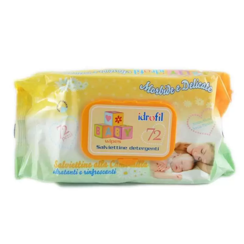 SALVIETTINE DETERGENTI ALLA CAMOMILLA - IDROFIL BABY