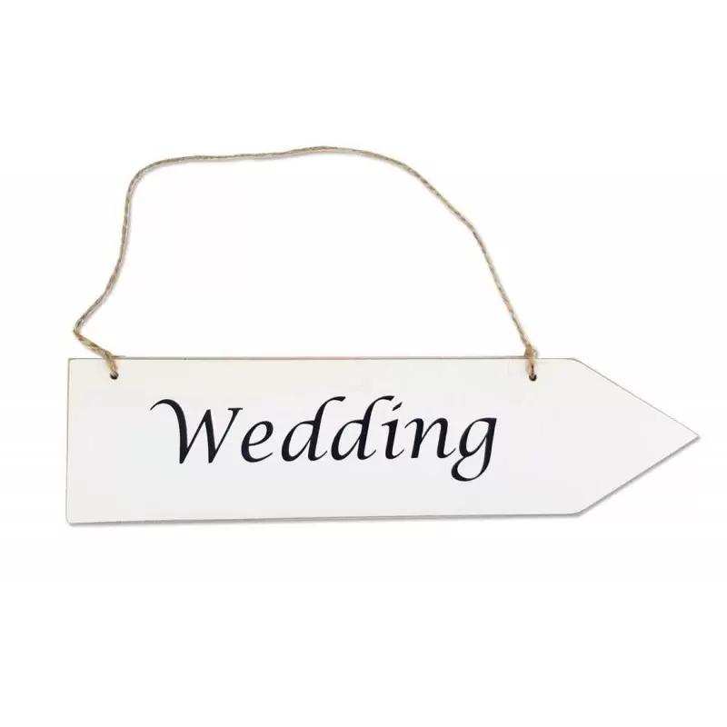 INDICATORE WEDDING - SEGNALE A FRECCIA PER MATRIMONI