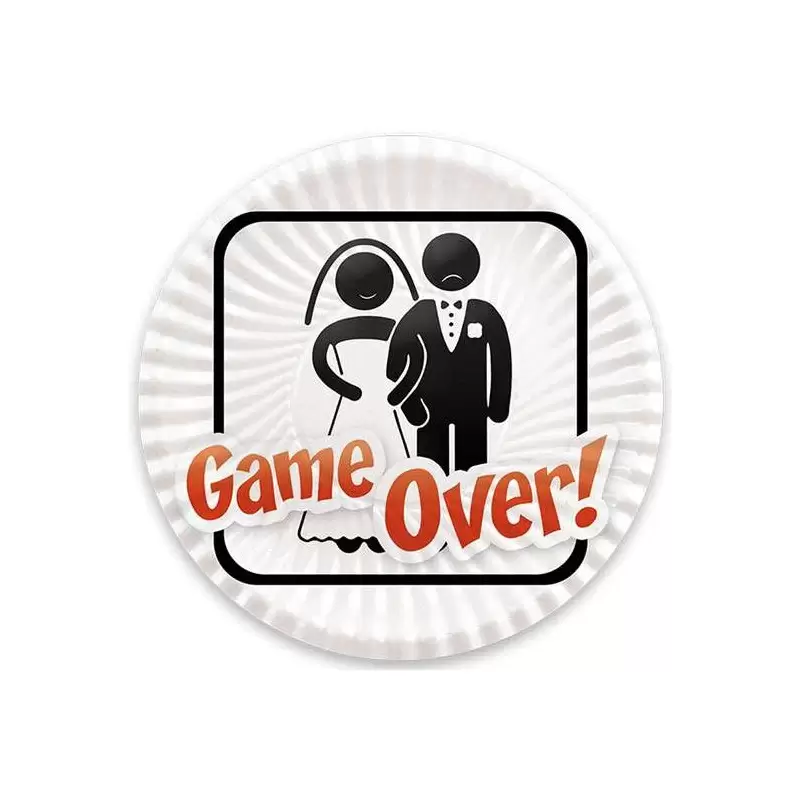 PIATTI SPOSI GAME OVER - 8 PZ