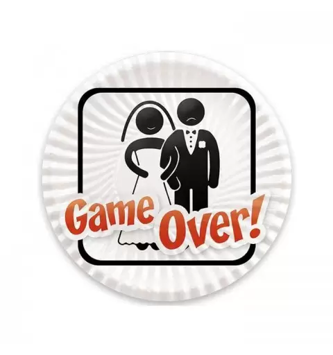 PIATTI SPOSI GAME OVER - 8 PZ