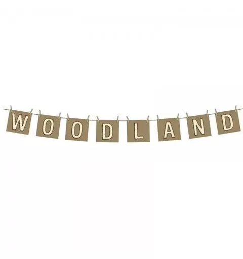 GHIRLANDA COMPONIBILE WOODLAND - FESTONE A TEMA BOSCO