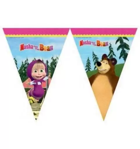 KIT N.55 MASHA E ORSO - SET TAVOLA PER FESTE