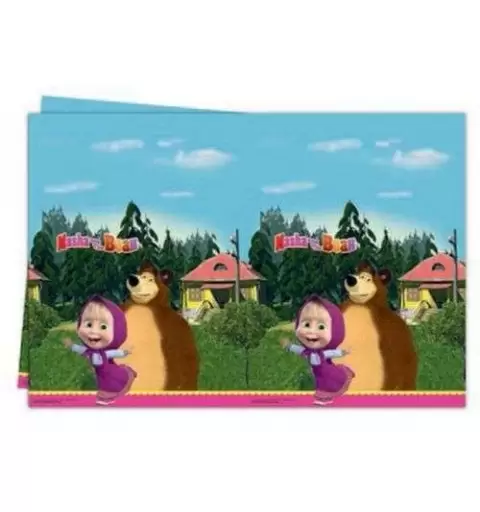 KIT N.55 MASHA E ORSO - SET TAVOLA PER FESTE