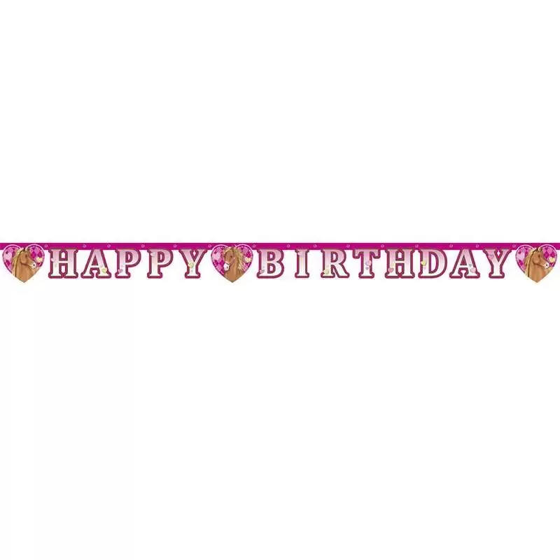 KIT N.13 CAVALLI CUORE - COORDINATO PER COMPLEANNO