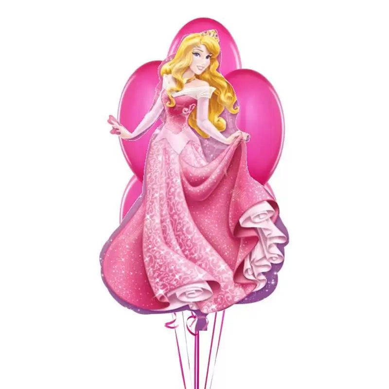 COMPOSIZIONE PALLONCINI AURORA - PRINCIPESSE DISNEY