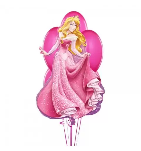 COMPOSIZIONE PALLONCINI AURORA - PRINCIPESSE DISNEY