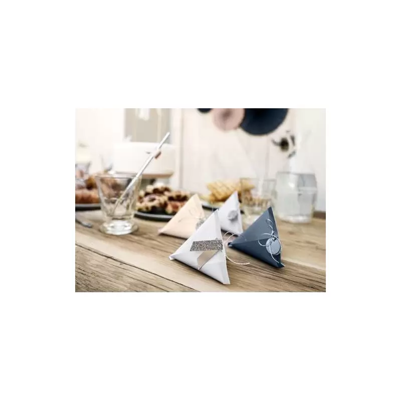 SCATOLINE ELEGANT BLISS - PORTACONFETTI CON ETICHETTE