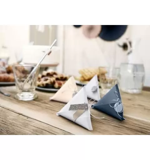 SCATOLINE ELEGANT BLISS - PORTACONFETTI CON ETICHETTE