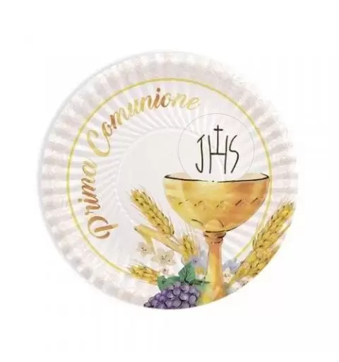 PIATTINI DESSERT SANTA COMUNIONE - 40 PZ