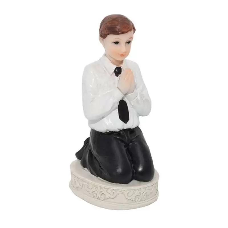 TOPPER PRIMA COMUNIONE BAMBINO IN PREGHIERA - CAKE TOPPER