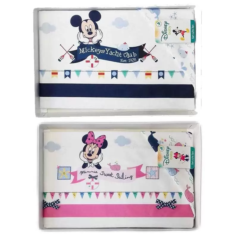 SET LENZUOLINO PER LETTINO O CULLETTA - MINNIE E TOPOLINO