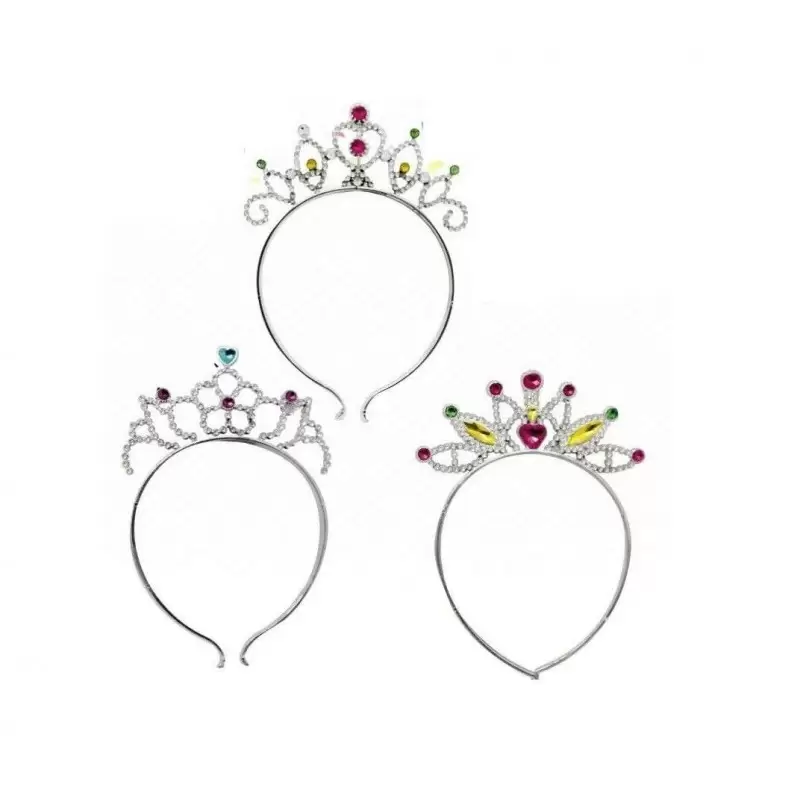 CERCHIETTI PRINCIPESSA CON CORONA - PER BAMBINE