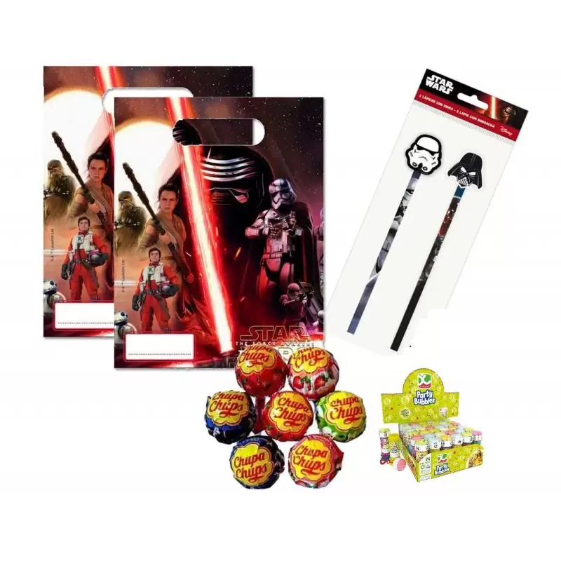 KIT REGALINI PER DOPO FESTA COMPLEANNO STAR WARS CON CHUPA CHUPS