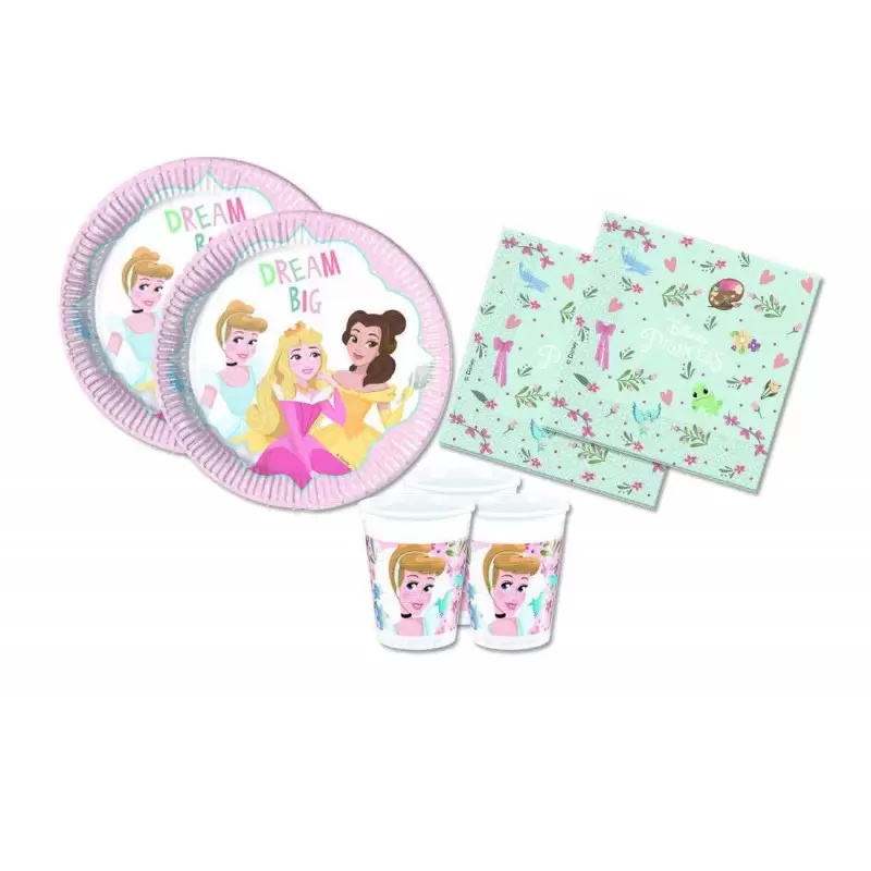 KIT N.2 PRINCIPESSE DISNEY DREAM CARE – ADDOBBI PER COMPLEANNO