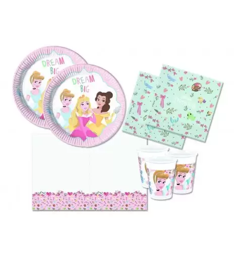 KIT N.3 PRINCIPESSE DISNEY DARE TO DREAM – ADDOBBI PER COMPLEANNO