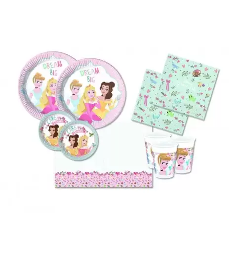 KIT N.42 PRINCIPESSE DISNEY DARE TO DREAM – CON FORCHETTE E PALLONCINI