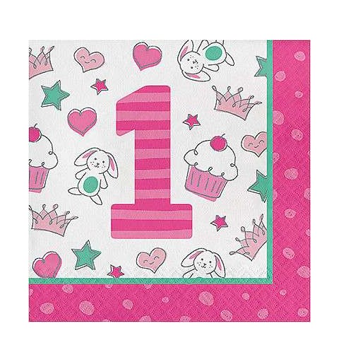 KIT N.2 DOODLE ROSA 1 ANNO – PRIMO COMPLEANNO