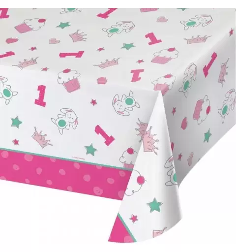 KIT N.13 DOODLE ROSA 1 ANNO – ADDOBBI PRIMO COMPLEANNO