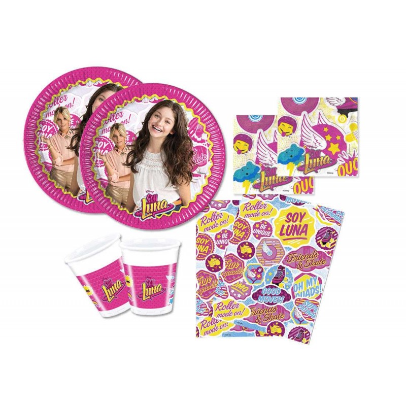 KIT N.16 SOY LUNA - COORDINATO PER LA FESTA