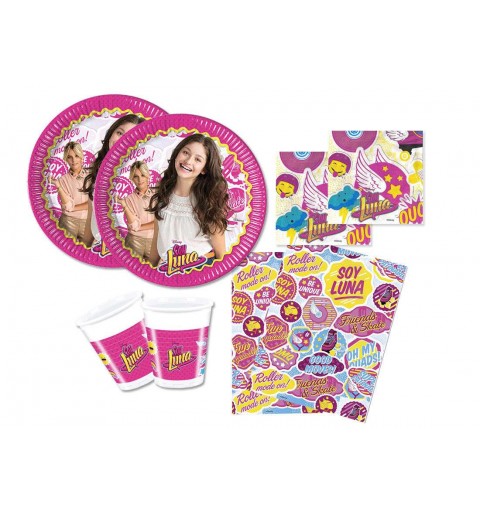 KIT N.16 SOY LUNA - COORDINATO PER LA FESTA