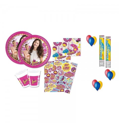 KIT N.30 SOY LUNA - ADDOBBI PER IL COMPLEANNO