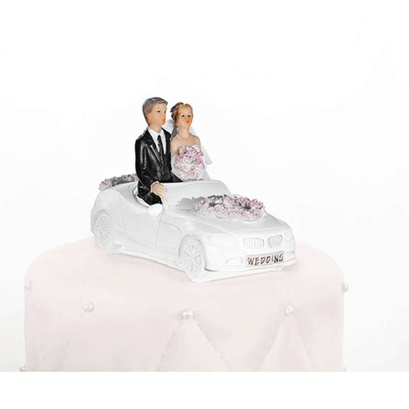 CAKE TOPPER SPOSI IN AUTO – DECORAZIONE WEDDING CAKE