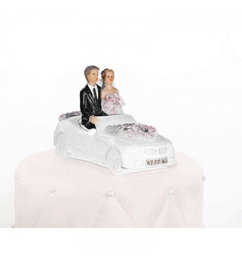 CAKE TOPPER SPOSI IN AUTO – DECORAZIONE WEDDING CAKE