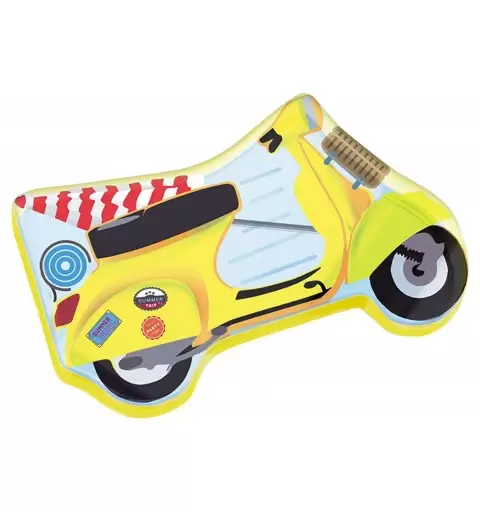 MATERASSINO GONFIABILE VESPA GIALLA – ACCESSORI MOTOR BIKE PER IL MARE
