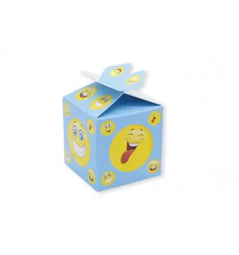 SCATOLE PORTACONFETTI EMOTICON – SCATOLINE BOMBONIERA