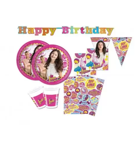 KIT N.17 SOY LUNA – COORDINATO TAVOLA PER BAMBINE