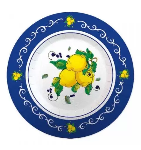 PIATTI LIMONI DI SORRENTO - 8 PZ