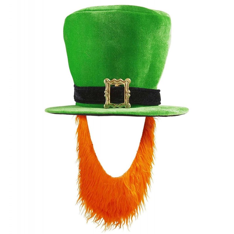 Cappello di san patrizio in velluto verde - copricapo per feste