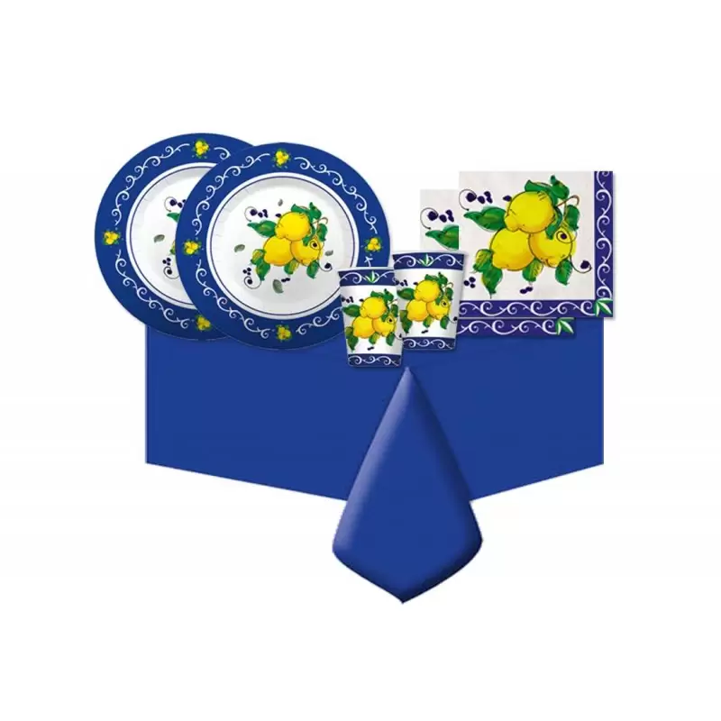 KIT N.16 LIMONI DI SORRENTO – COORDINATO PER FESTE