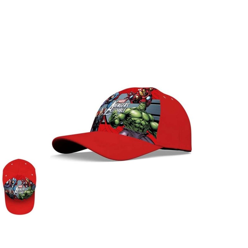 CAPPELLINO CON VISIERA AVENGERS– CAPPELLO SUPER EROI PER BAMBINI